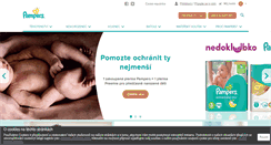 Desktop Screenshot of pampers.cz