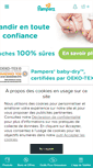 Mobile Screenshot of pampers.fr