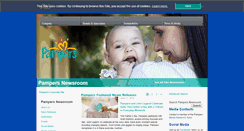 Desktop Screenshot of news.pampers.com