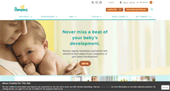 Desktop Screenshot of pampers.ie