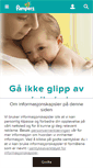 Mobile Screenshot of pampers.no