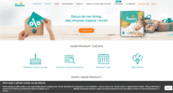 Desktop Screenshot of pampers.pl